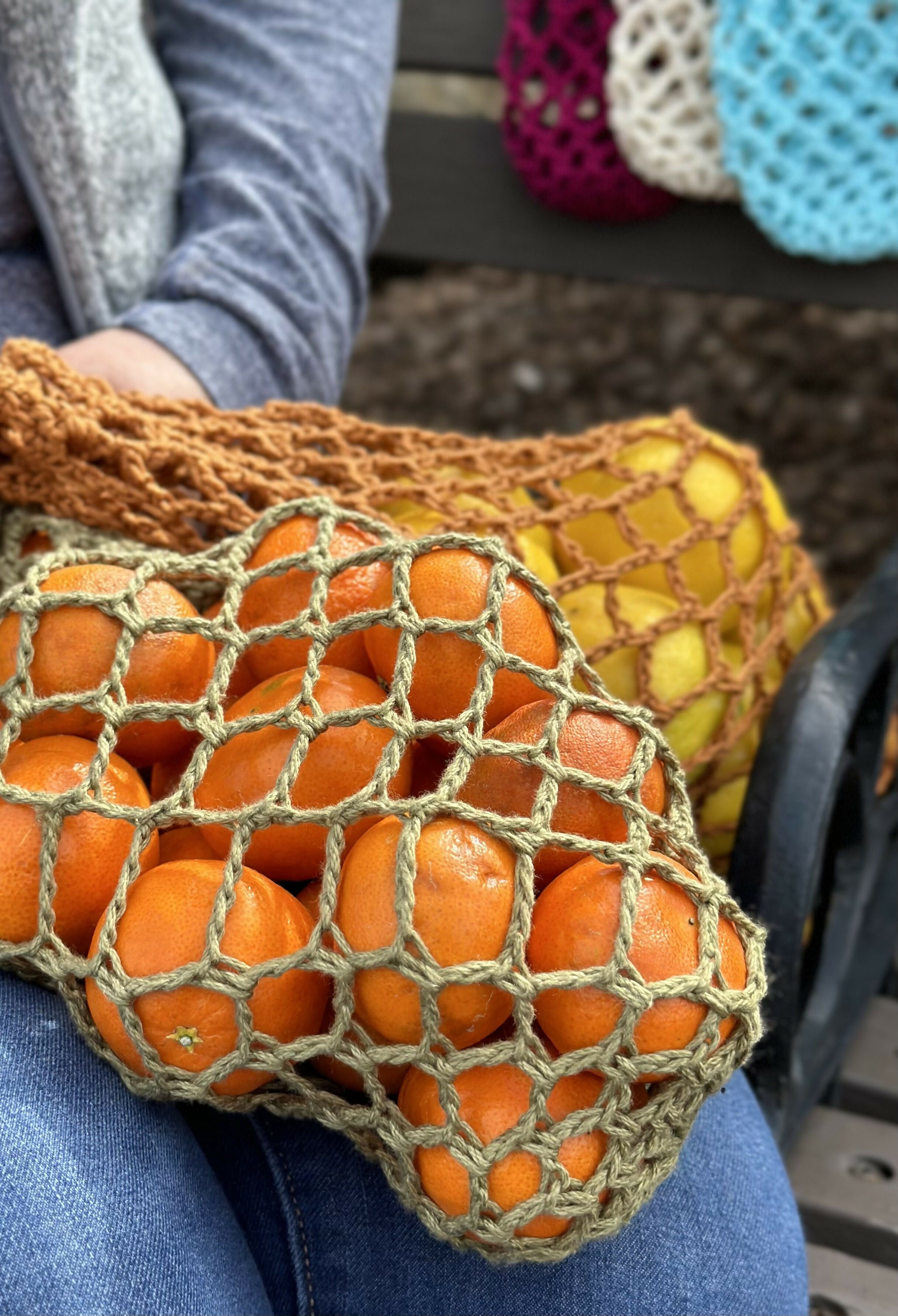 Mesh Produce Bag (Crochet)