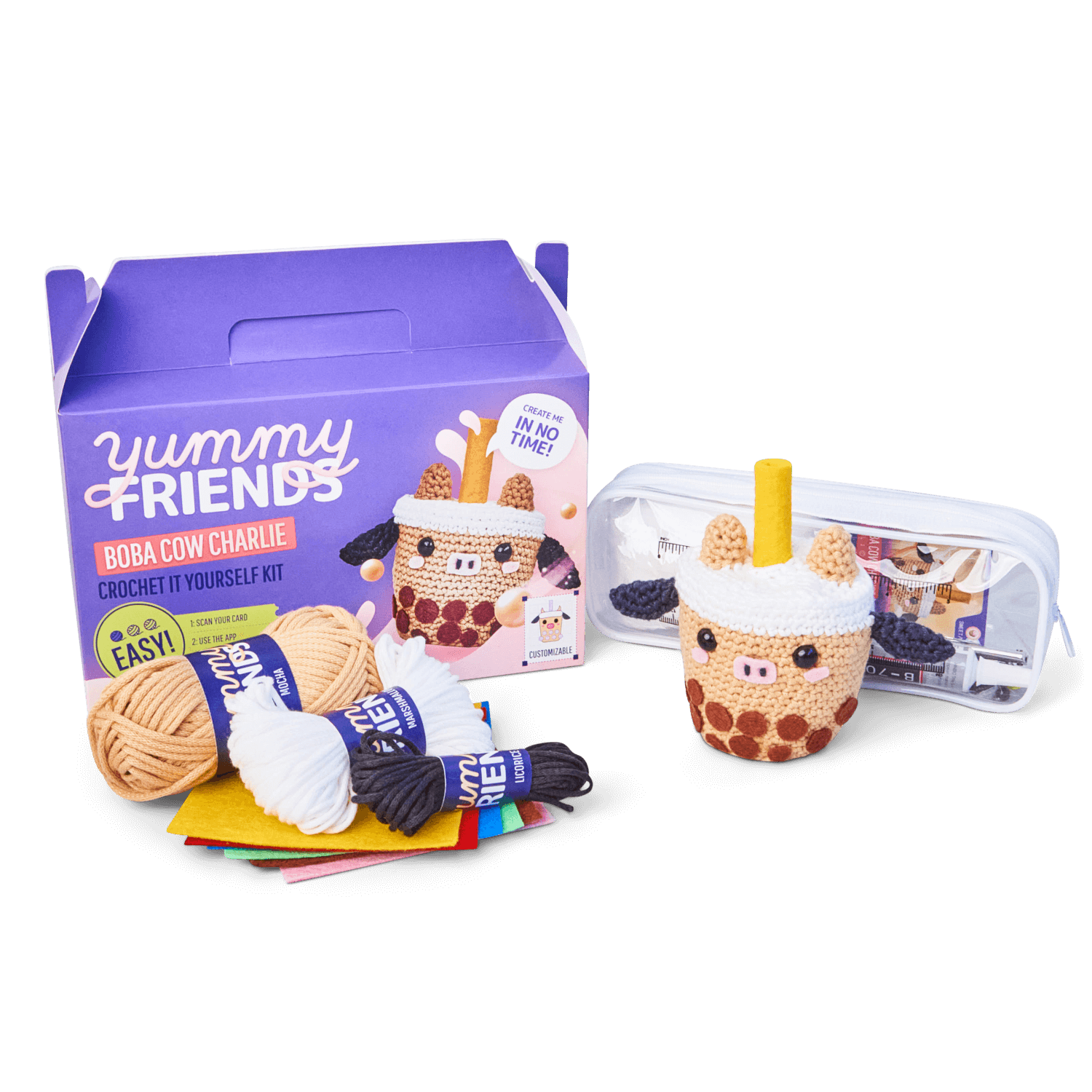 Yummy Friends Crochet Kit