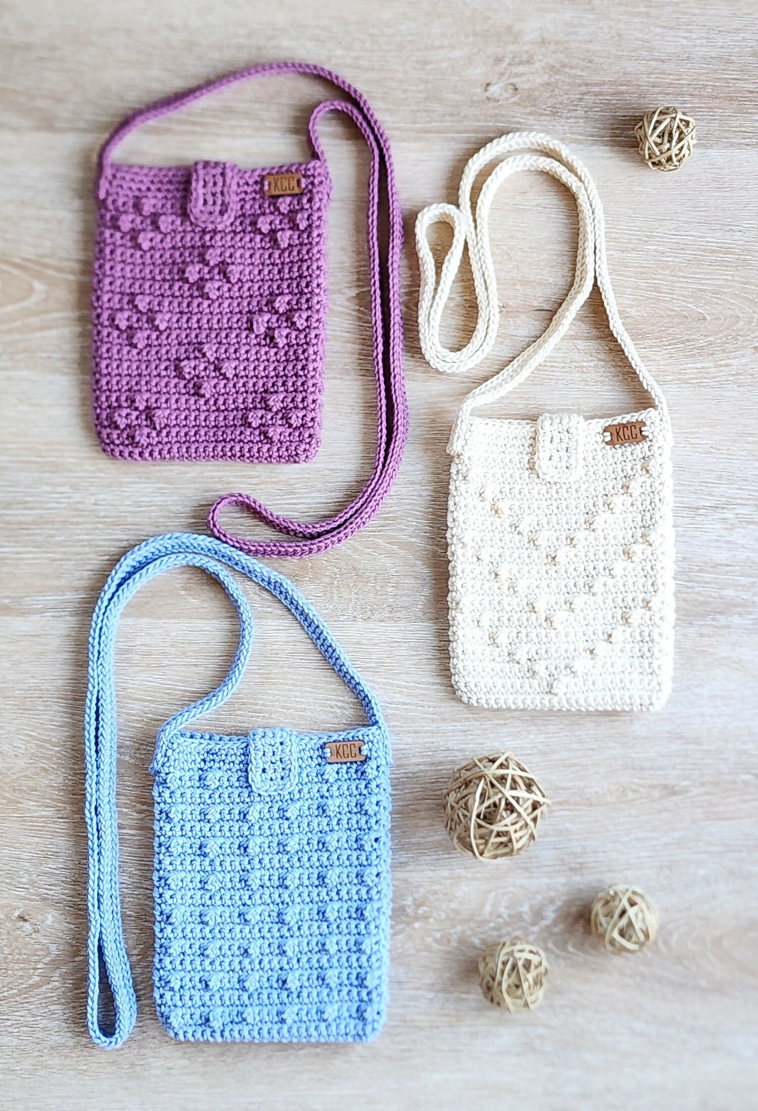 Dotty Mini Bags (Crochet)