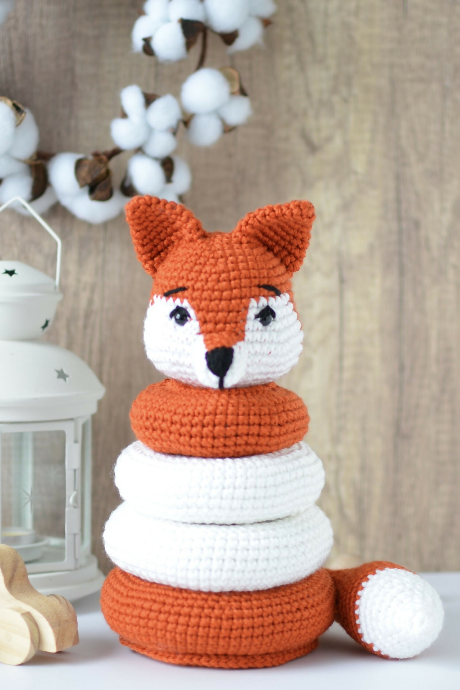 Fox Stacking Toy (Crochet)