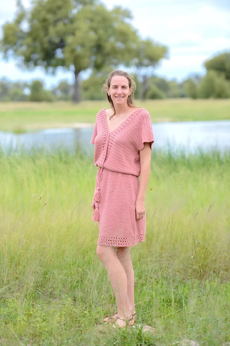 Cache Coeur Dress (Crochet)