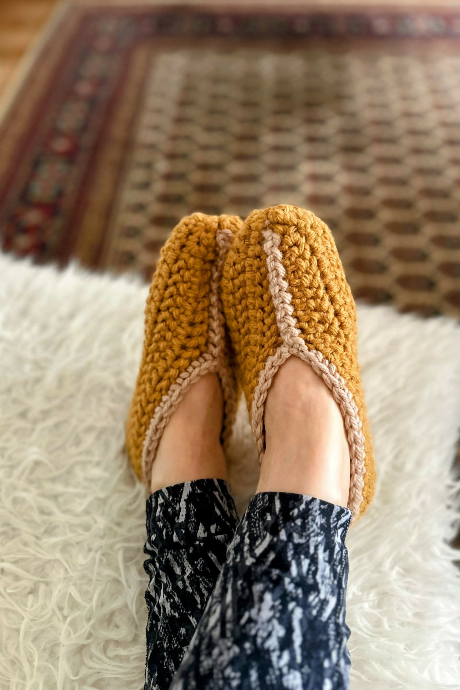Cozy Slippers (Crochet)