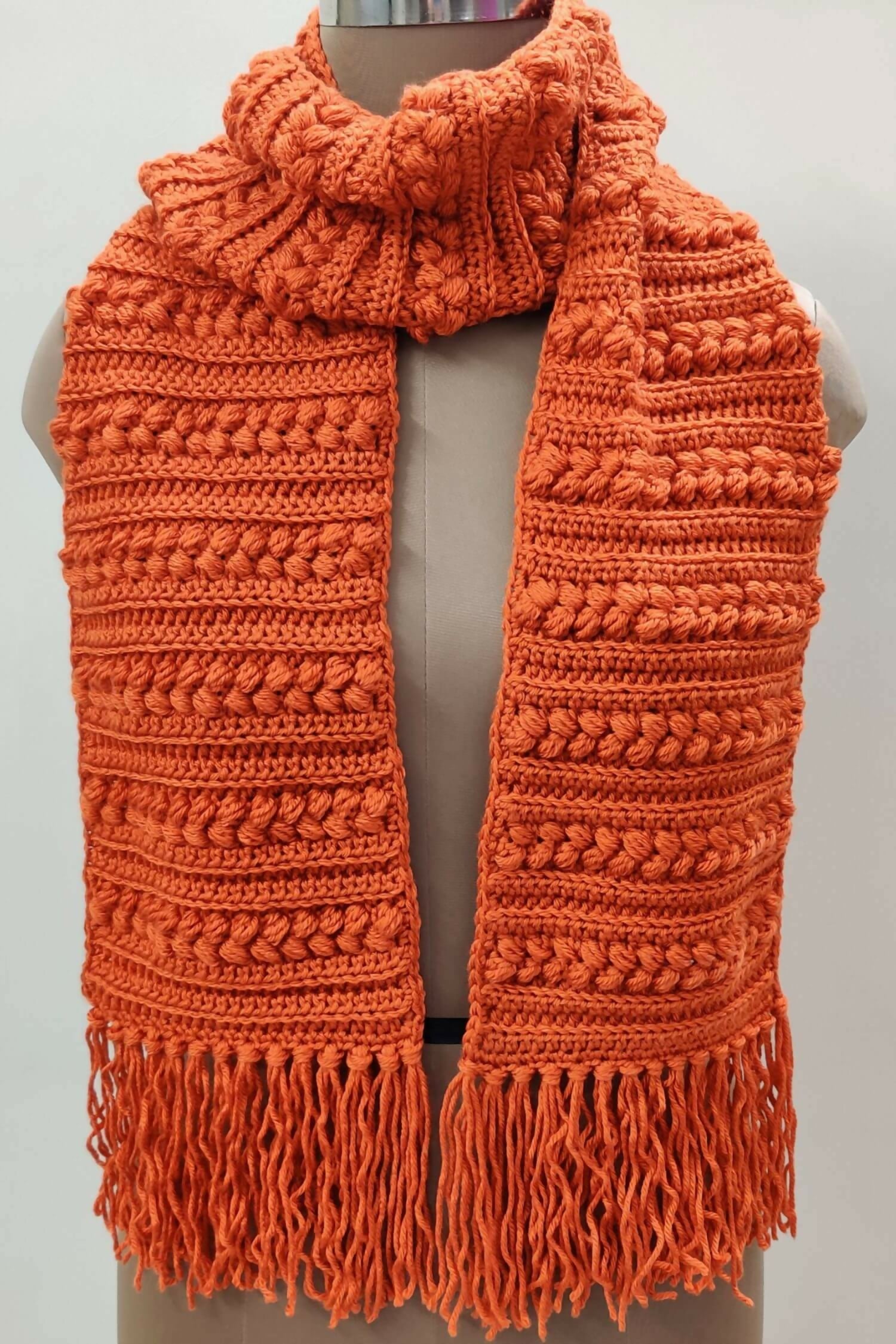 Puff Love Scarf (Crochet)